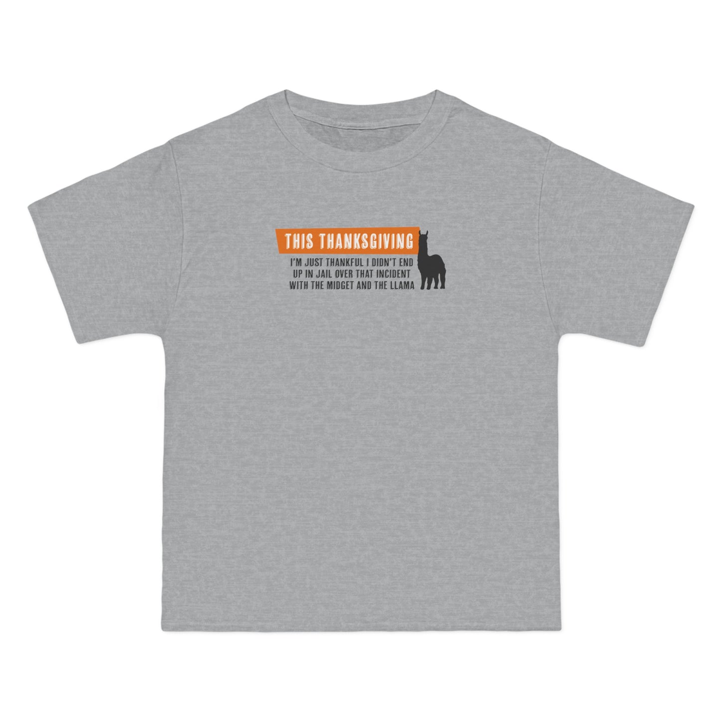 This Thanksgiving I'm Just Thankful - Men's Heavyweight T-Shirt