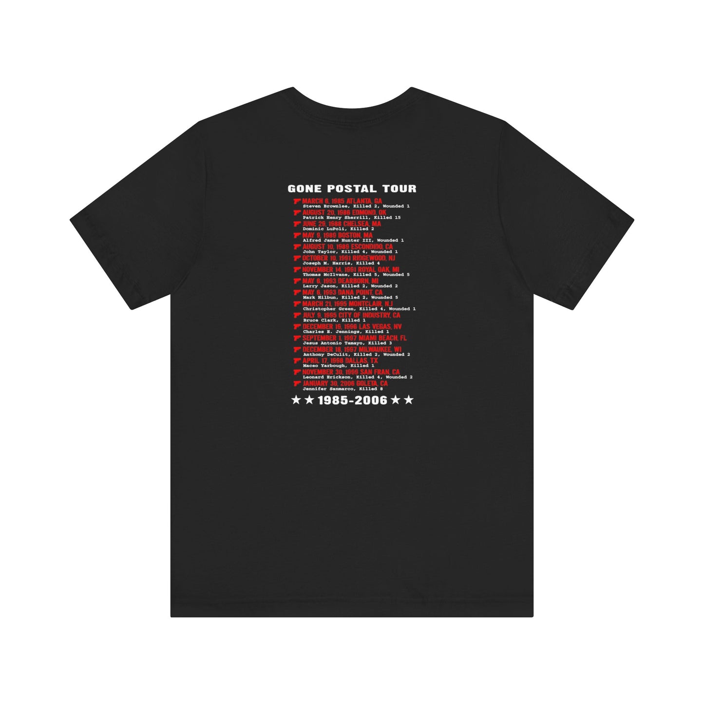 Gone Postal Tour - Men's T-Shirt