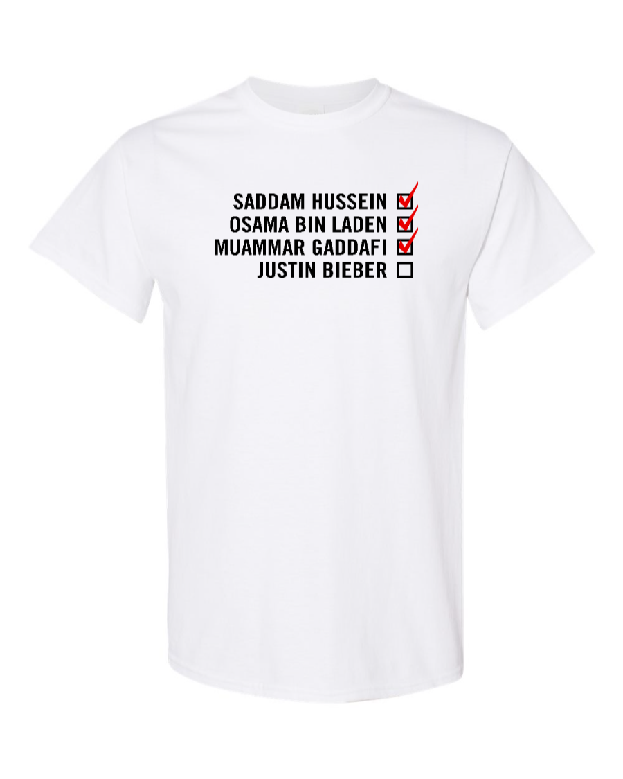 Bieber Checklist - Men's Basic T-Shirt