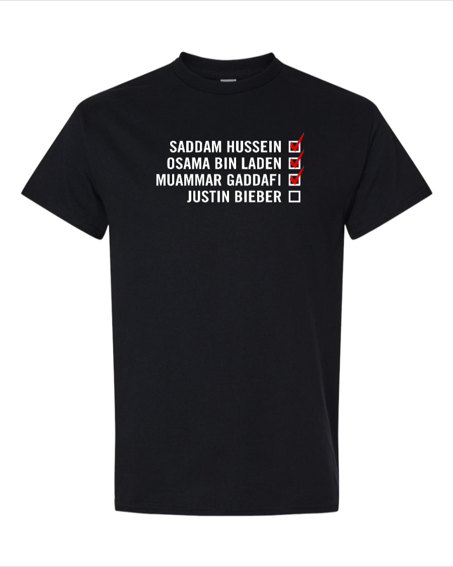 Bieber Checklist - Men's Basic T-Shirt