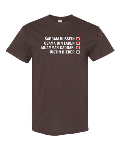 Bieber Checklist - Men's Basic T-Shirt