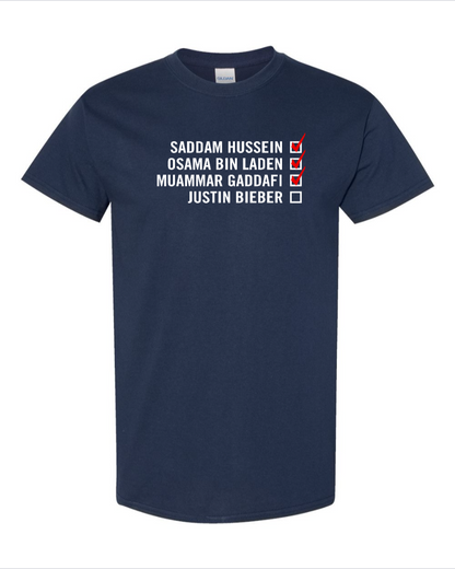 Bieber Checklist - Men's Basic T-Shirt