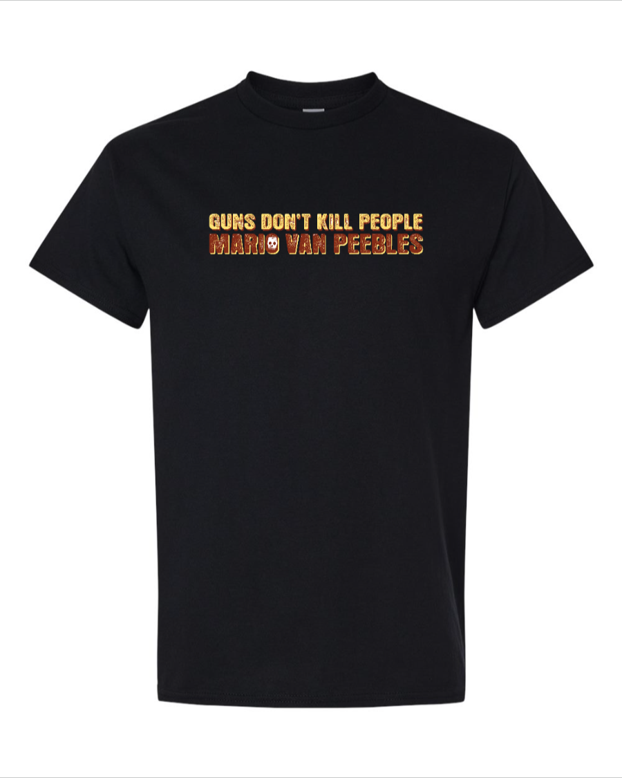 Guns Don't Kill People - Mario Van Peebles - Men's Basic T-Shirt