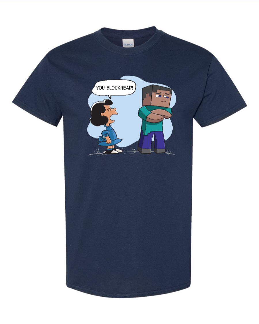 You Blockhead (Lucy) - Men's Basic T-Shirt