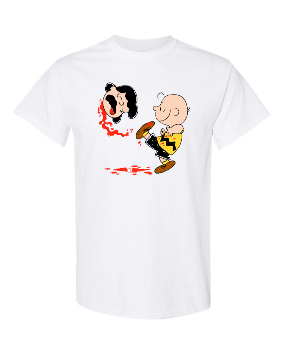 Lucy Is A Punt (Charlie Brown) - Men's Basic T-Shirt