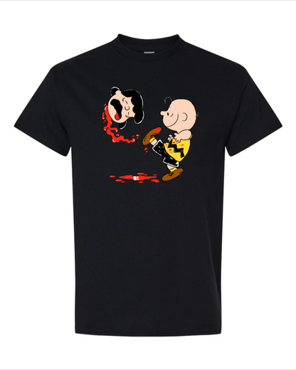 Lucy Is A Punt (Charlie Brown) - Men's Basic T-Shirt