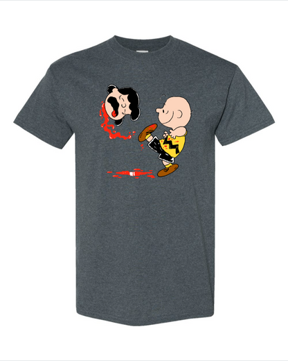 Lucy Is A Punt (Charlie Brown) - Men's Basic T-Shirt