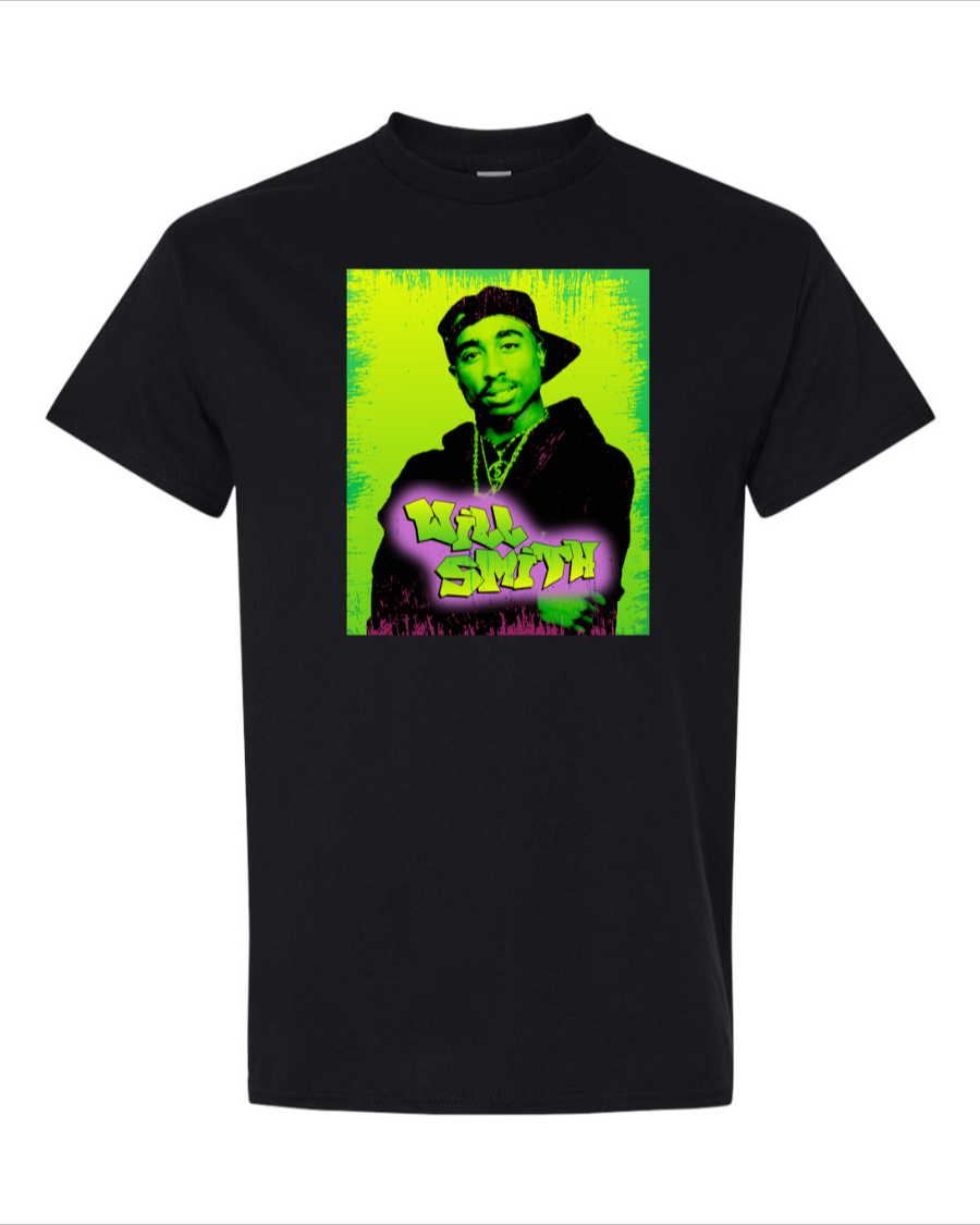 Will Smith (Tupac) Parody - Men's Basic T-Shirt