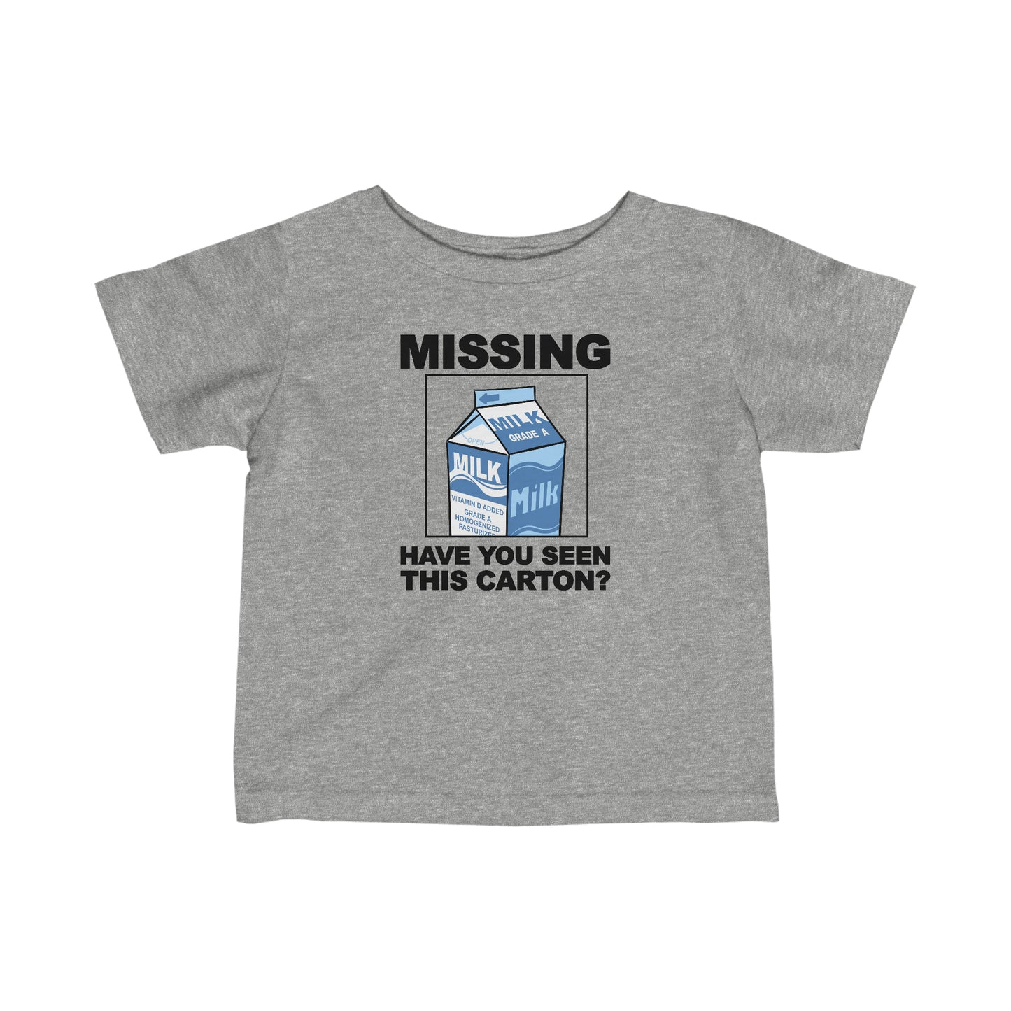 Missing - Have You Seen This Carton? - Baby T-Shirt