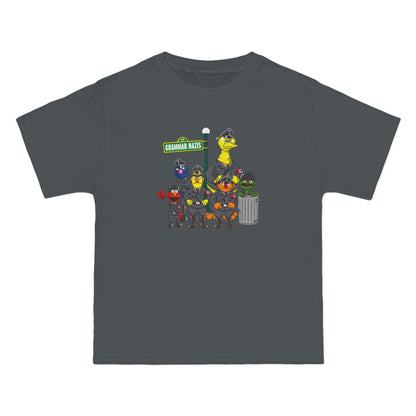 Grammar Nazis (Sesame Street) - Men's Heavyweight T-Shirt