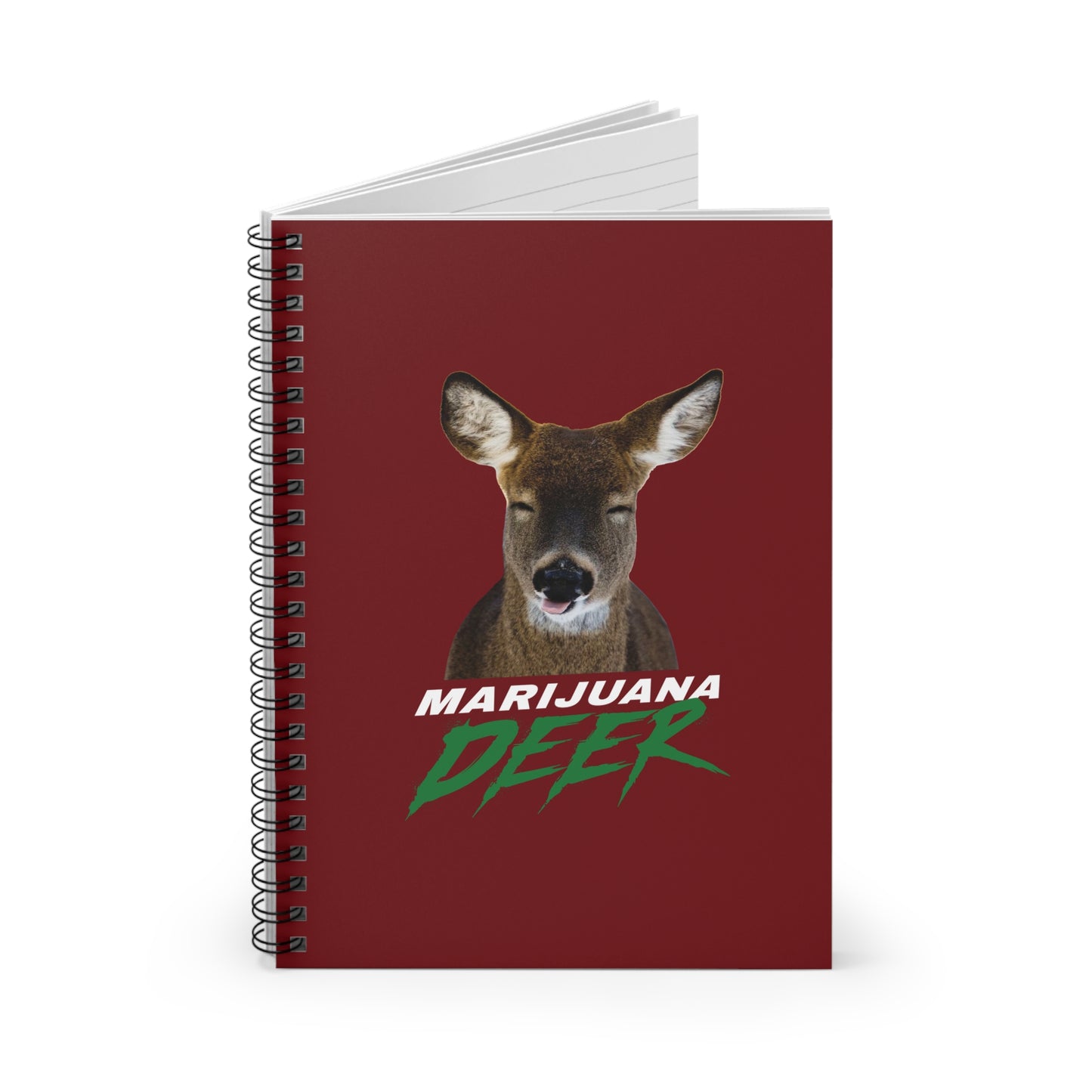 Marijuana Deer - Spiral Notebook