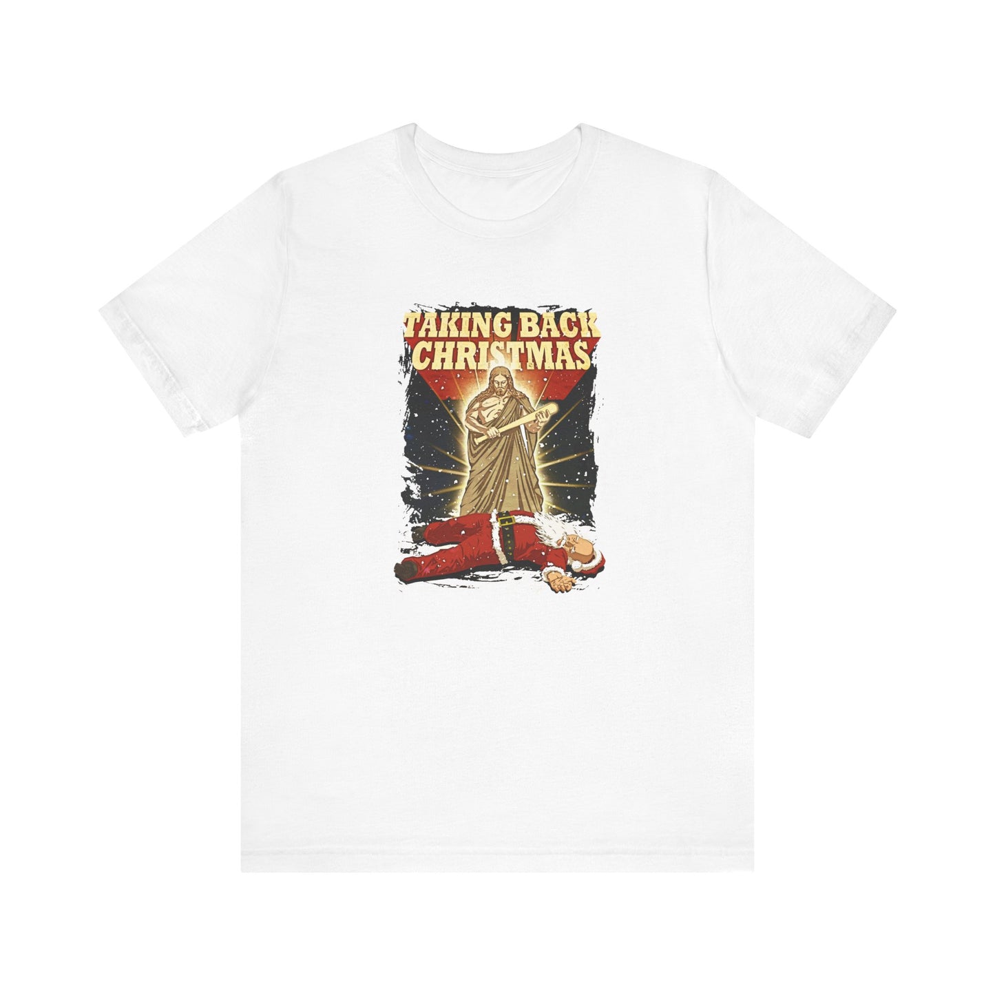 Taking Back Christmas (Jesus Vs. Santa) - Men's T-Shirt