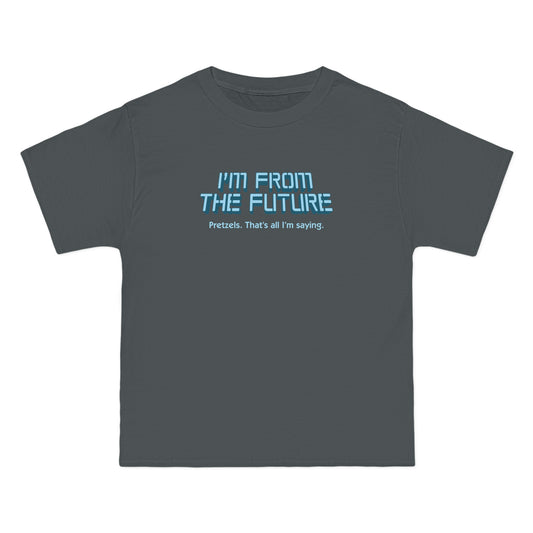 I'm From The Future - Pretzels. That's All I'm Saying. - Men's Heavyweight T-Shirt