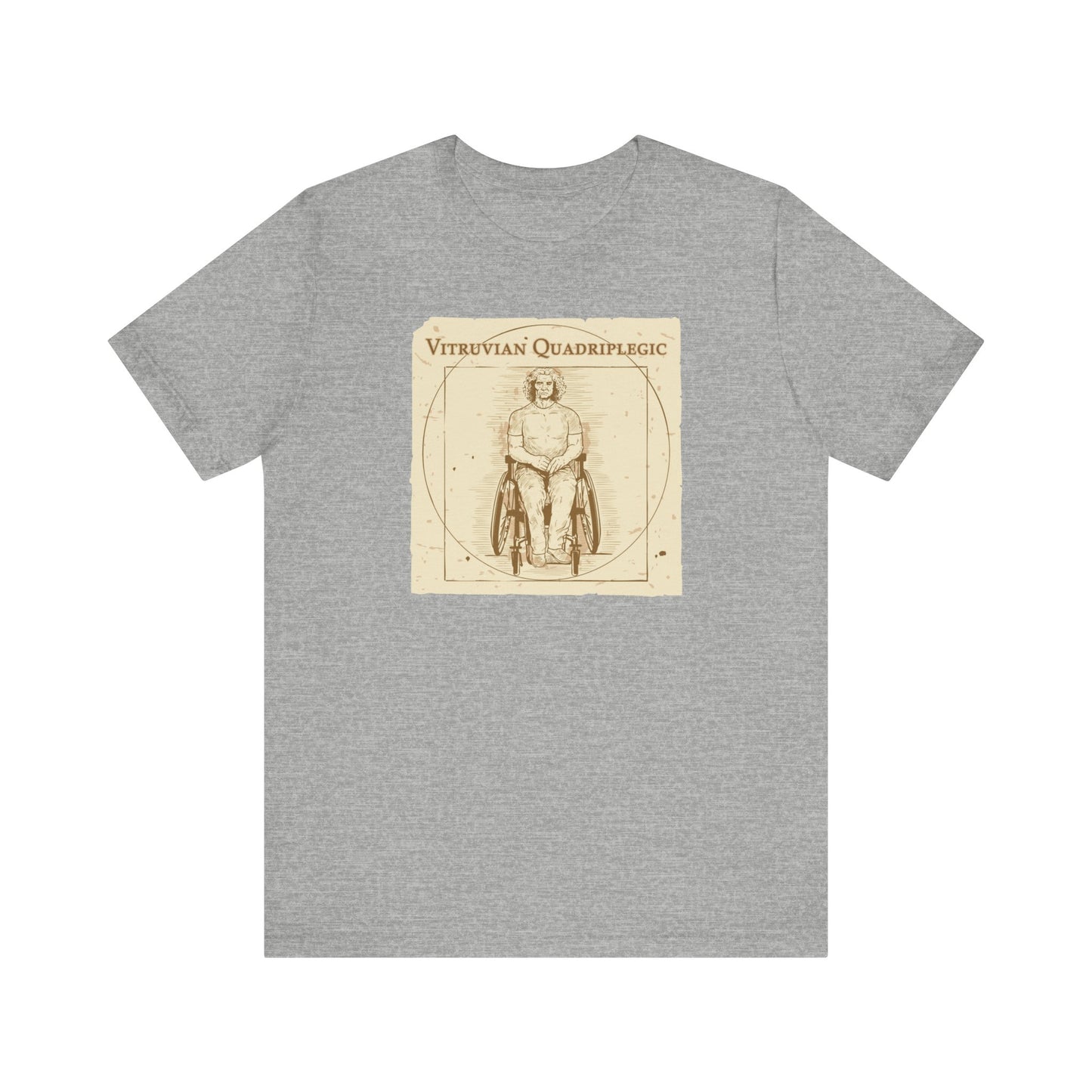 Vitruvian Quadriplegic - Men's T-Shirt