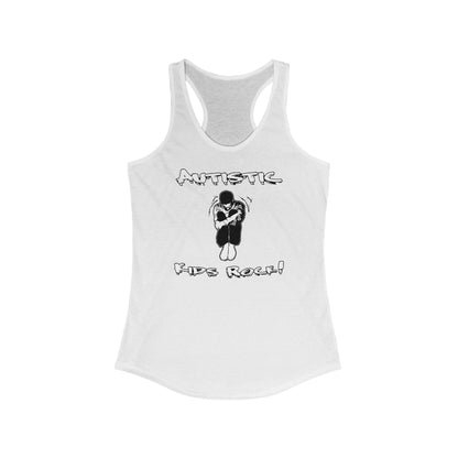 Autistic Kids Rock - Women's Racerback Tank