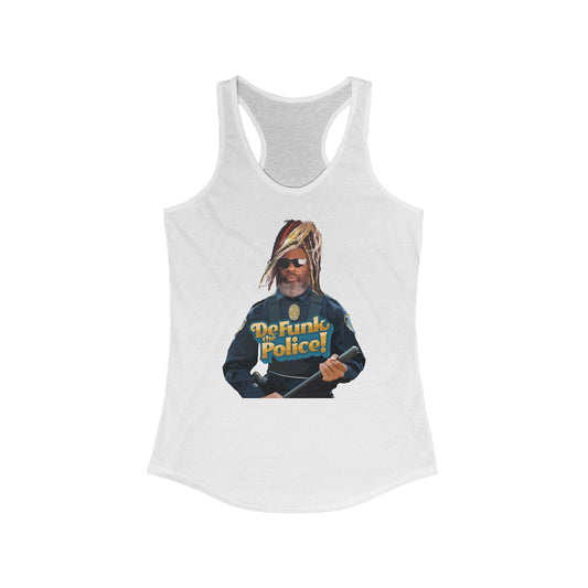 Defunk The Police - Women's Racerback Tank