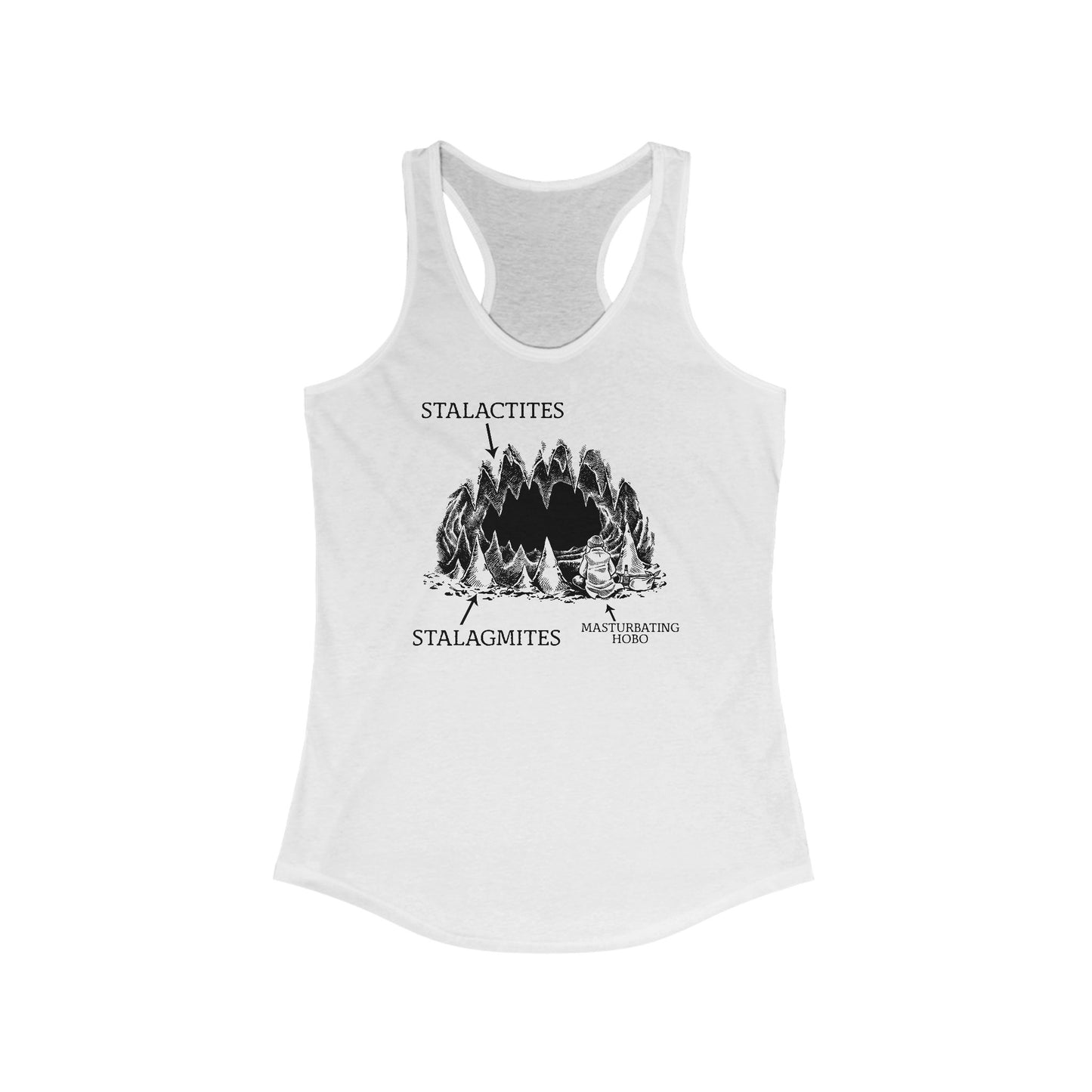 Stalactites And Stalagmites  - Women’s Racerback Tank