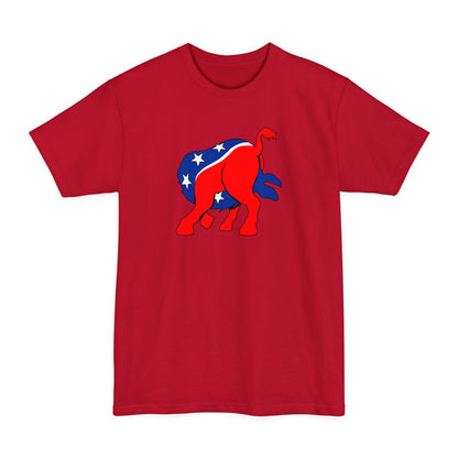 Democratic Donkey (Head Up It's Ass) - Men's Tall T-Shirt