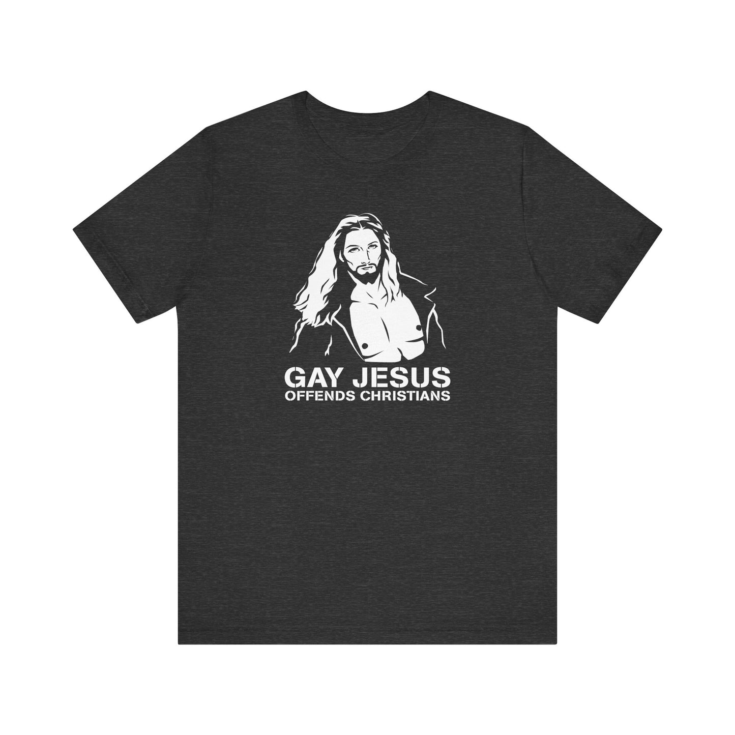 Gay Jesus Offends Christians - Men's T-Shirt