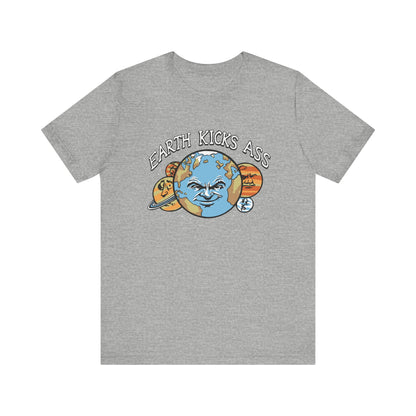 Earth Kicks Ass - Men's T-Shirt