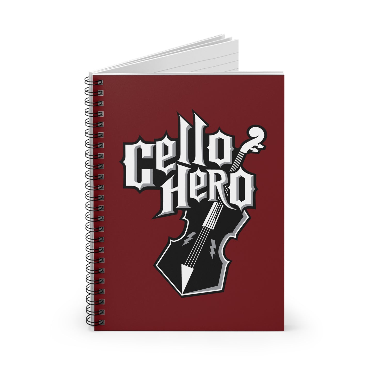 Cello Hero - Spiral Notebook