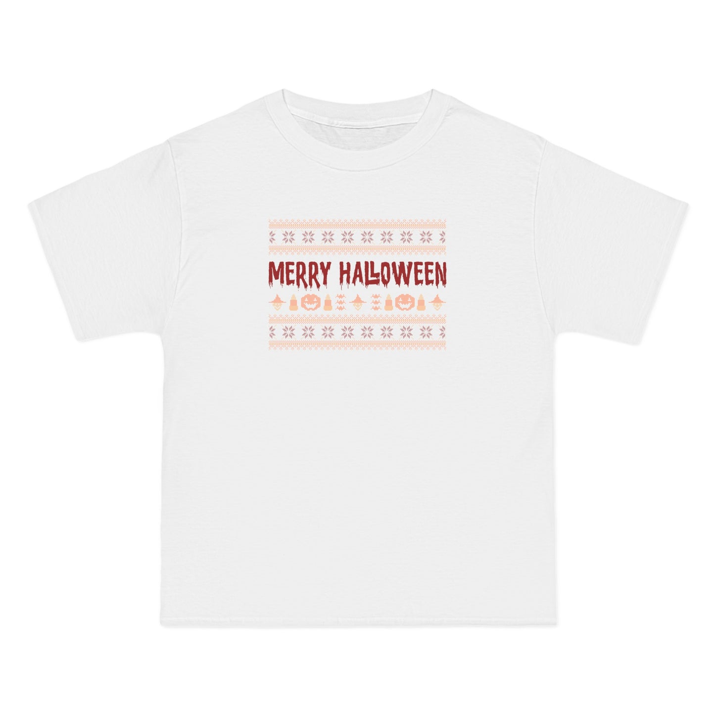 Ugly Halloween Sweater - Men's Heavyweight T-Shirt