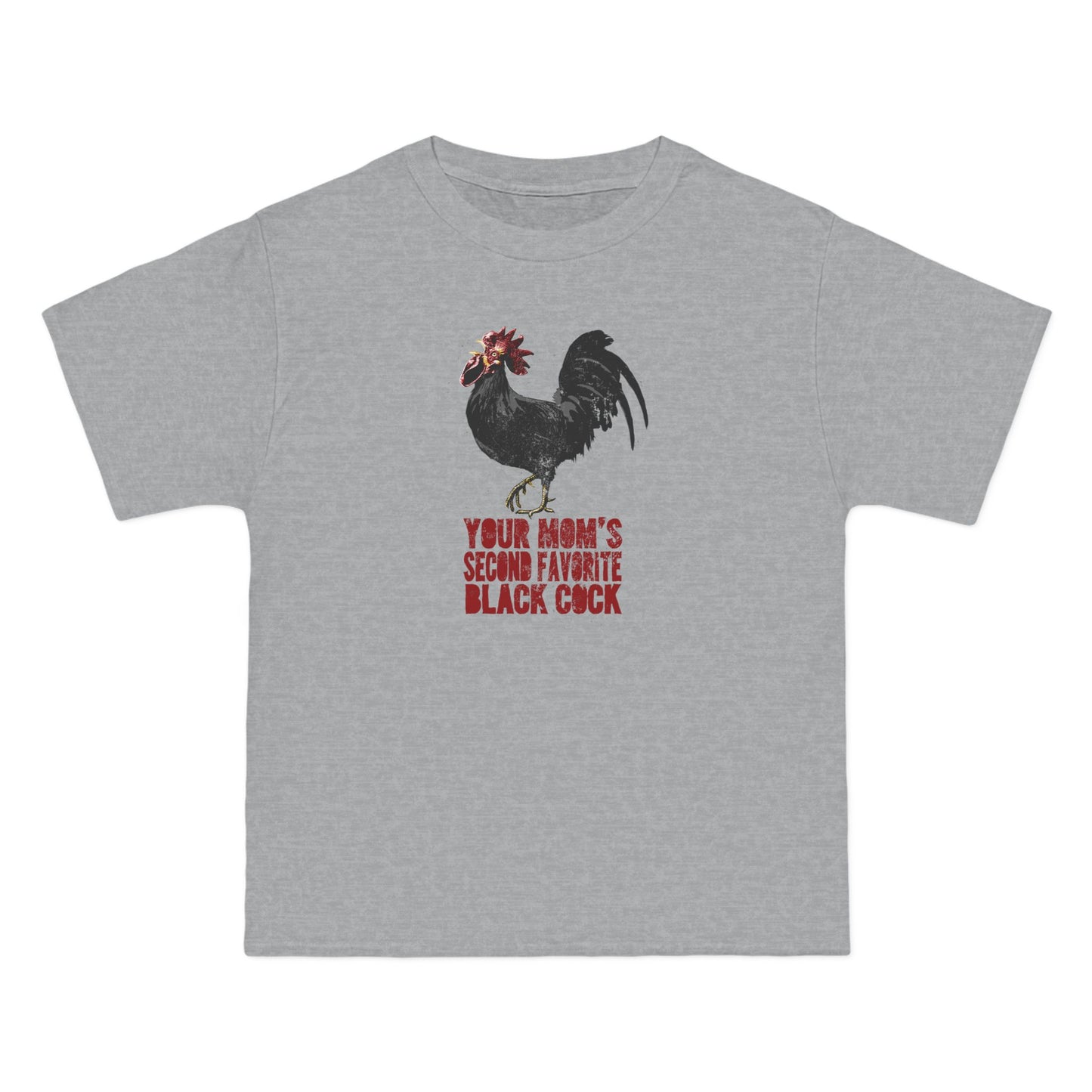 Your Mom's Second Favorite Black Cock - Men's Heavyweight T-Shirt