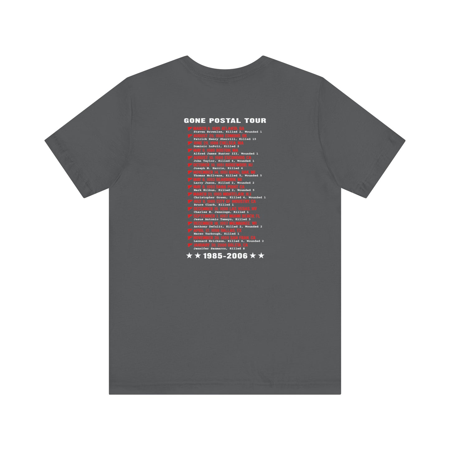 Gone Postal Tour - Men's T-Shirt