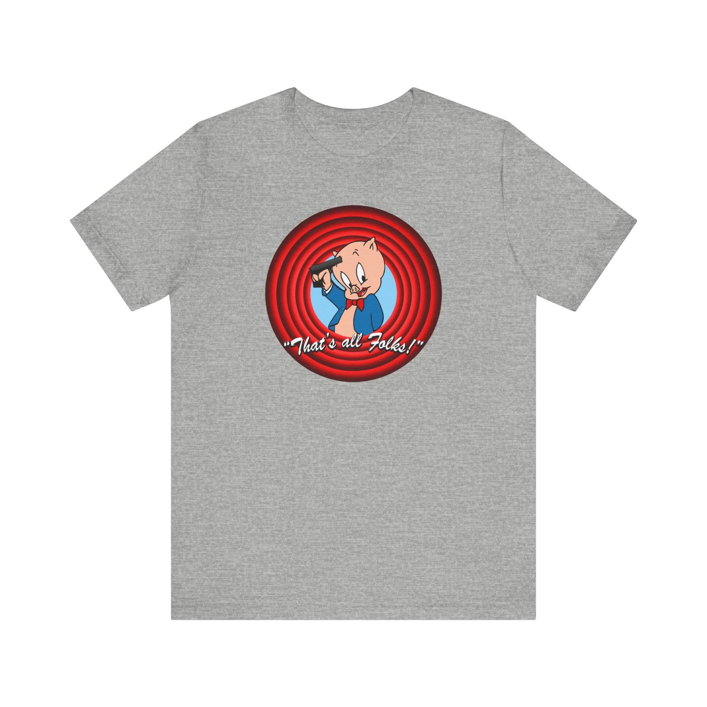 That's All Folks (Porky Pig)  - Men's T-Shirt