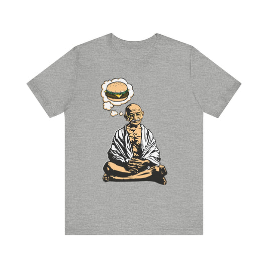 Gandhi Cheeseburger - Men's T-Shirt