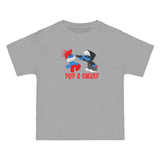 Pop A Smurf - Men's Heavyweight T-Shirt