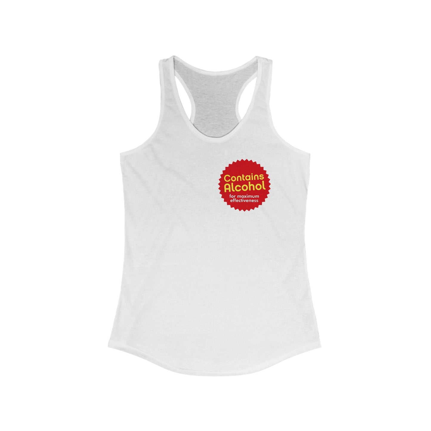 Contains Alcohol For Maximum Effectiveness - Women’s Racerback Tank