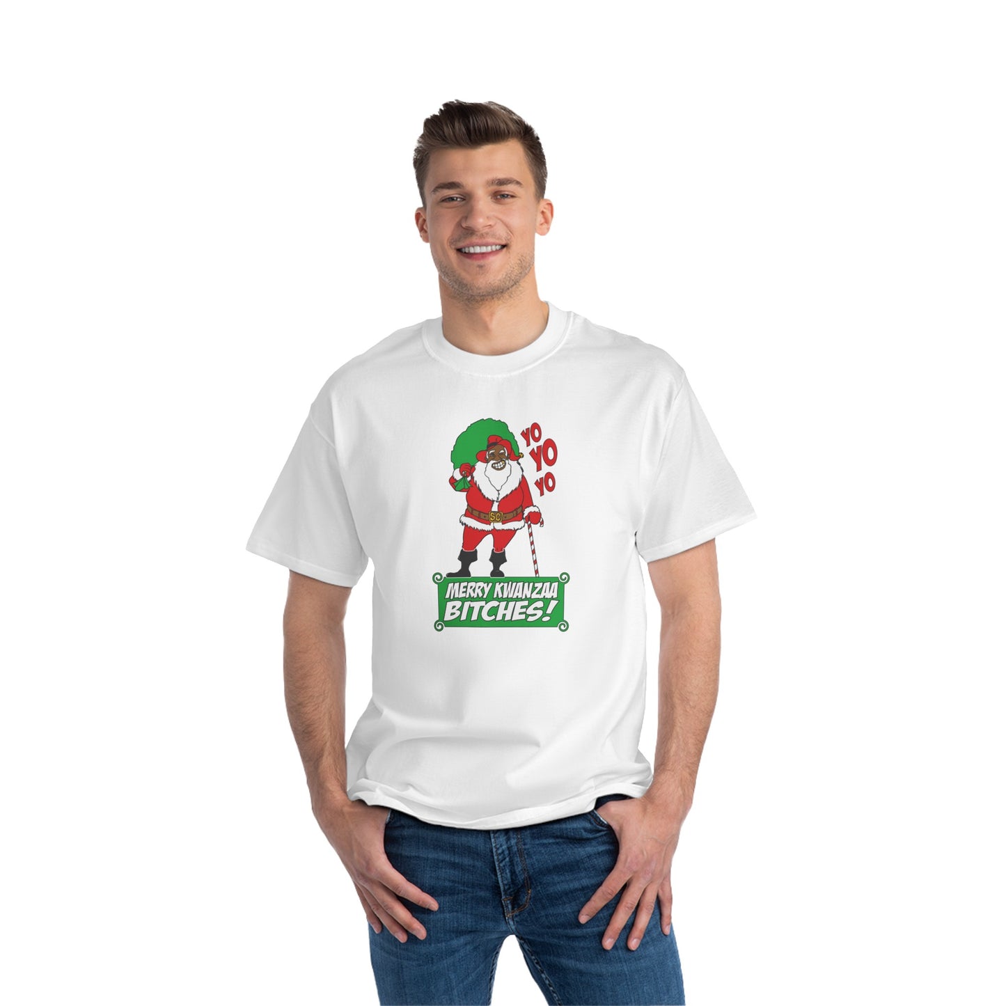 Yo Yo Yo - Merry Kwanzaa Bitches - Men's Heavyweight T-Shirt