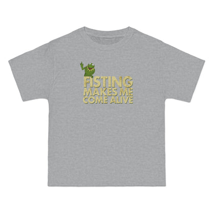 Fisting Makes Me Come Alive (Kermit The Frog) - Men's Heavyweight T-Shirt