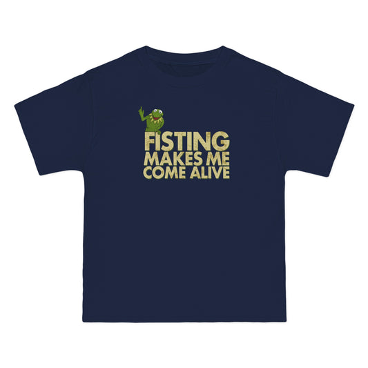 Fisting Makes Me Come Alive (Kermit The Frog) - Men's Heavyweight T-Shirt