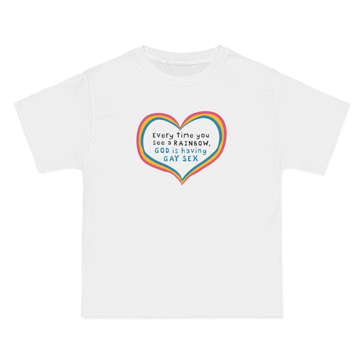 Every Time You See A Rainbow - Men's Heavyweight T-Shirt