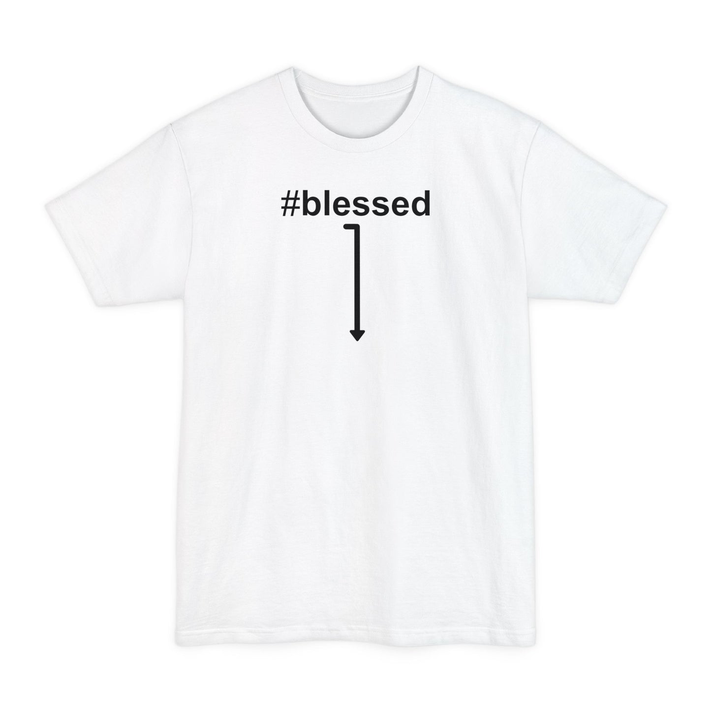 #Blessed - Men's Tall T-Shirt