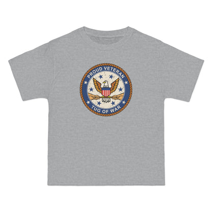 Proud Veteran (Tug Of War) - Men's Heavyweight T-Shirt