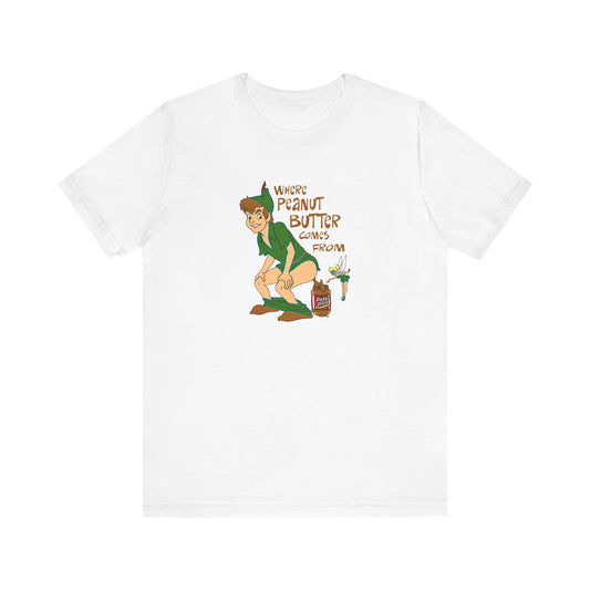 Where Peanut Butter Comes From - Men's T-Shirt