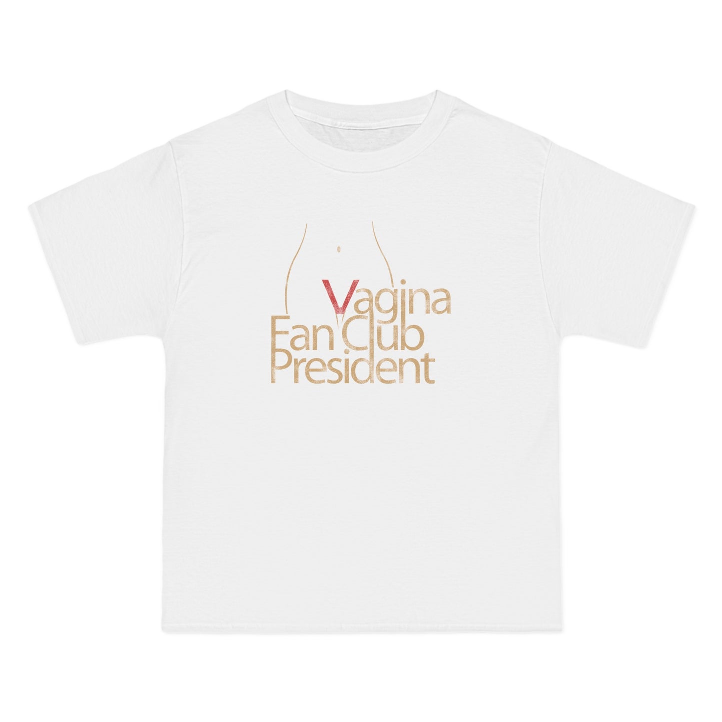 Vagina Fan Club President - Men's Heavyweight T-Shirt