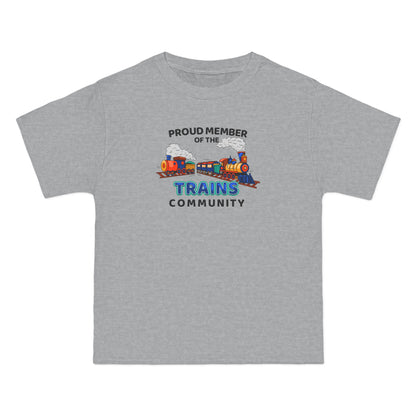 Proud Member Of The Trains Community - Men's Heavyweight T-Shirt