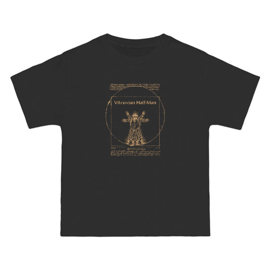 Vitruvian Half-Man - Men's Heavyweight T-Shirt