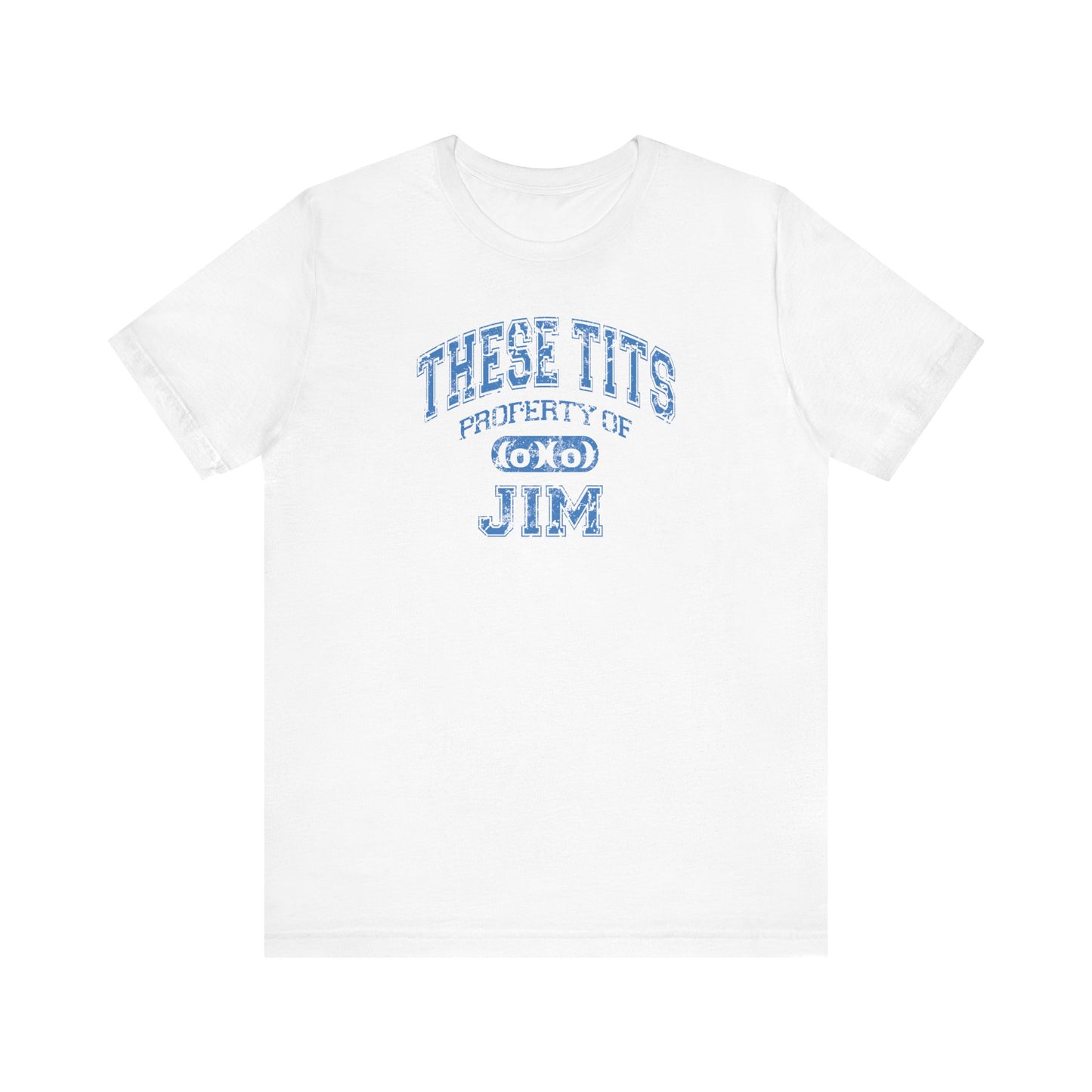 These Tits Property Of (Name) - Men's T-Shirt