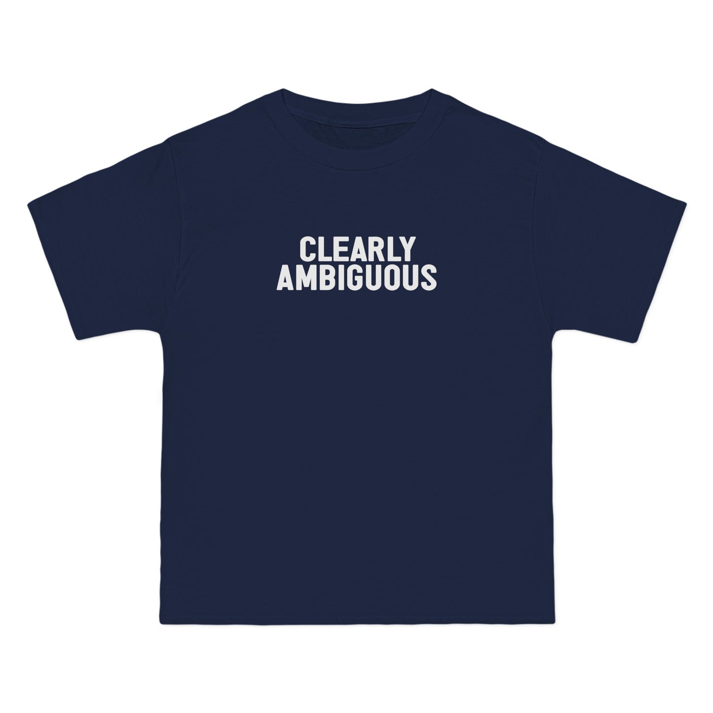 Clearly Ambiguous - Men's Heavyweight T-Shirt