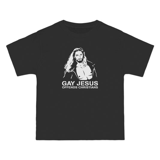 Gay Jesus Offends Christians - Men's Heavyweight T-Shirt