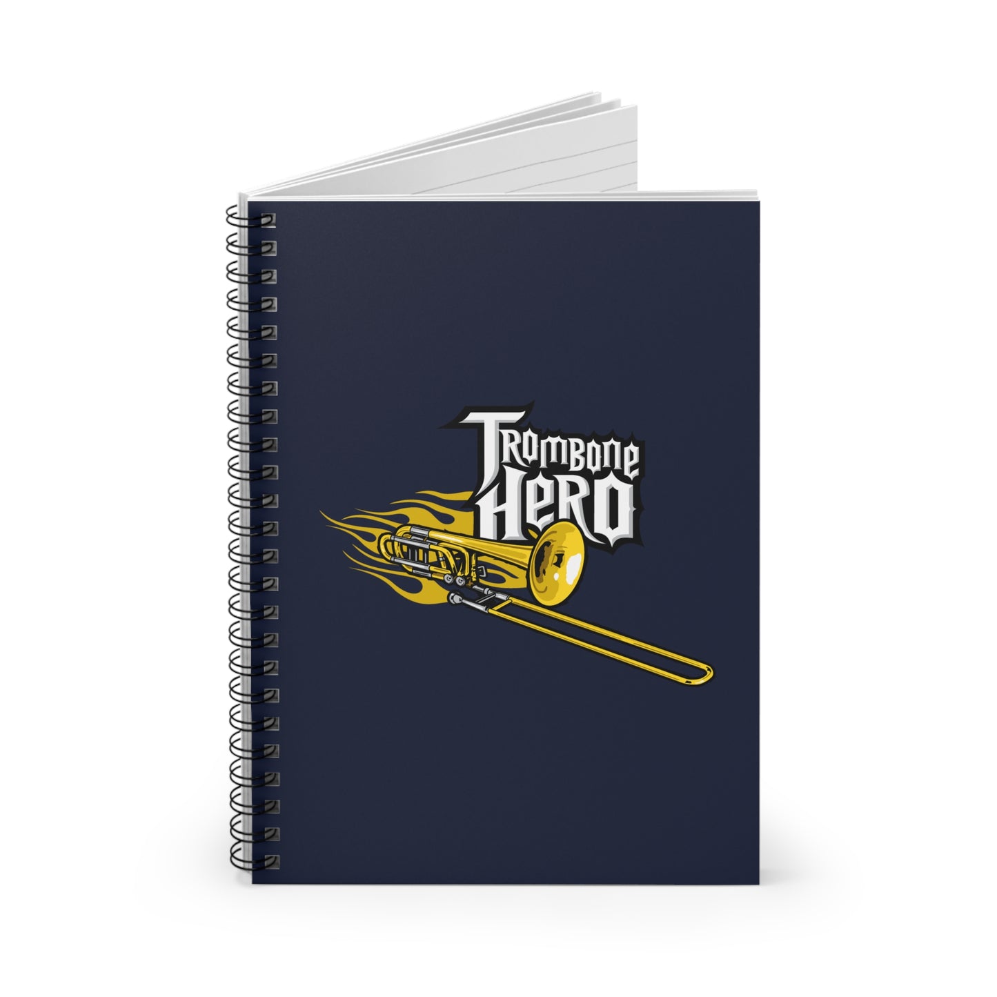 Trombone Hero - Spiral Notebook