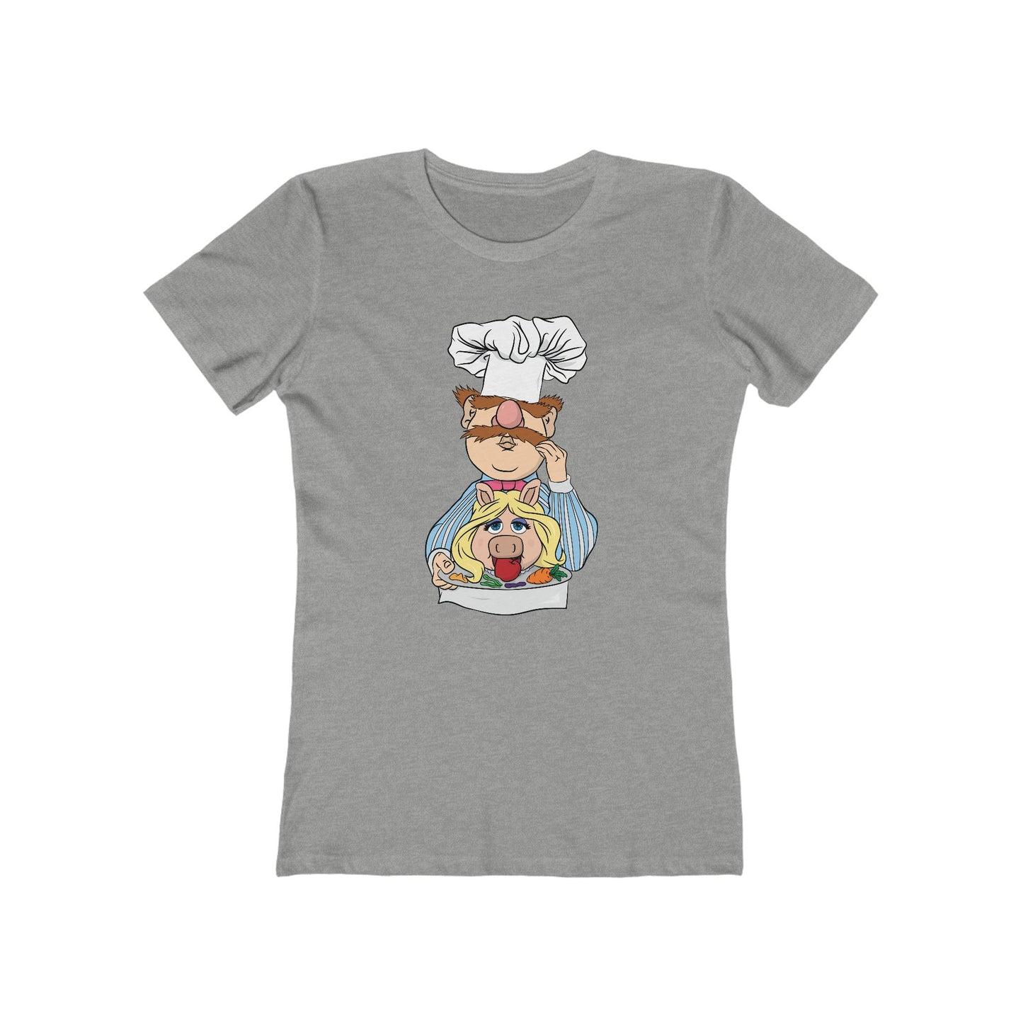 Chef's Special (Swedish Chef Serving Up Miss Piggy On A Platter) - Women's T-Shirt