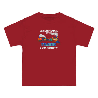 Proud Member Of The Trains Community - Men's Heavyweight T-Shirt