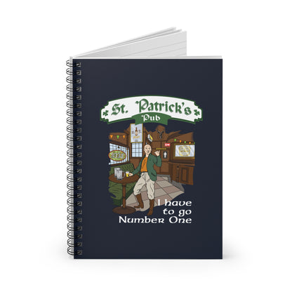 St. Patrick's Pub (Jean-Luc Picard) - Spiral Notebook