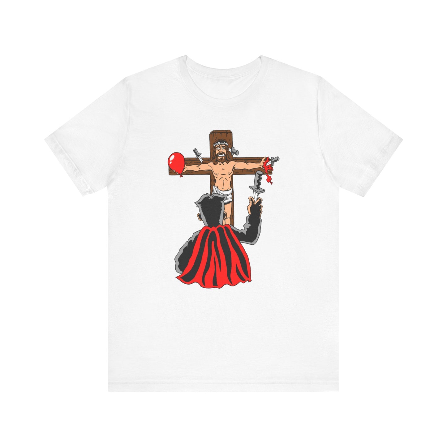 Jesus/Magician/Knives  - Men's T-Shirt